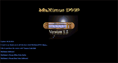 Desktop Screenshot of maximusdvd.com